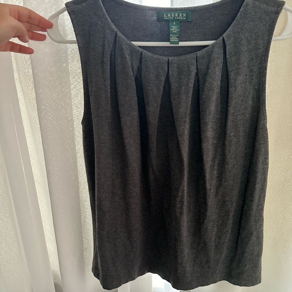 Lauren Ralph Lauren grey tank size small